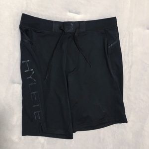 Men's Hylete Black Athletic Shorts